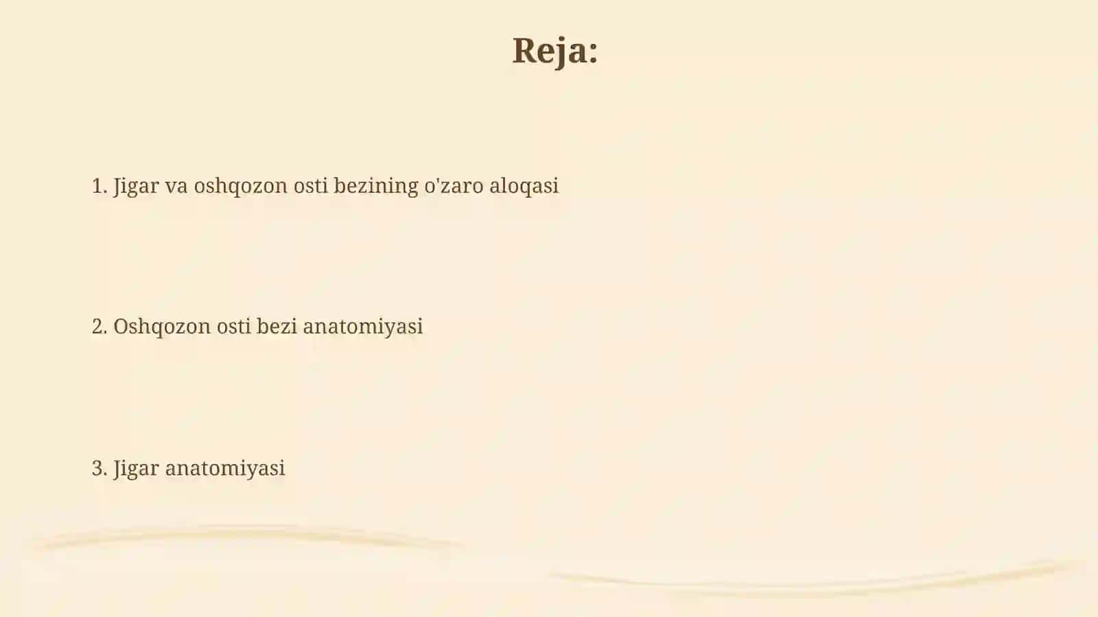 Jigar va me'da ostibezianatomiyasi 2