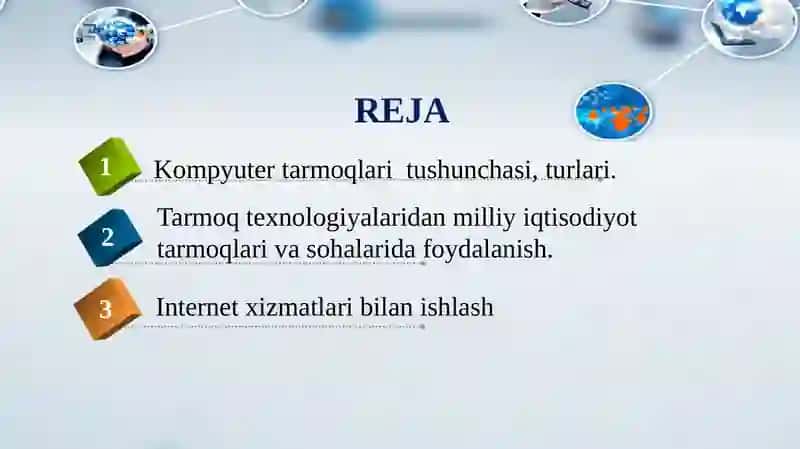 IQTISODIYOTSOHALARIDA TARMOQ TEXNOLOGIYALARIDAN FOYDALANISH 2