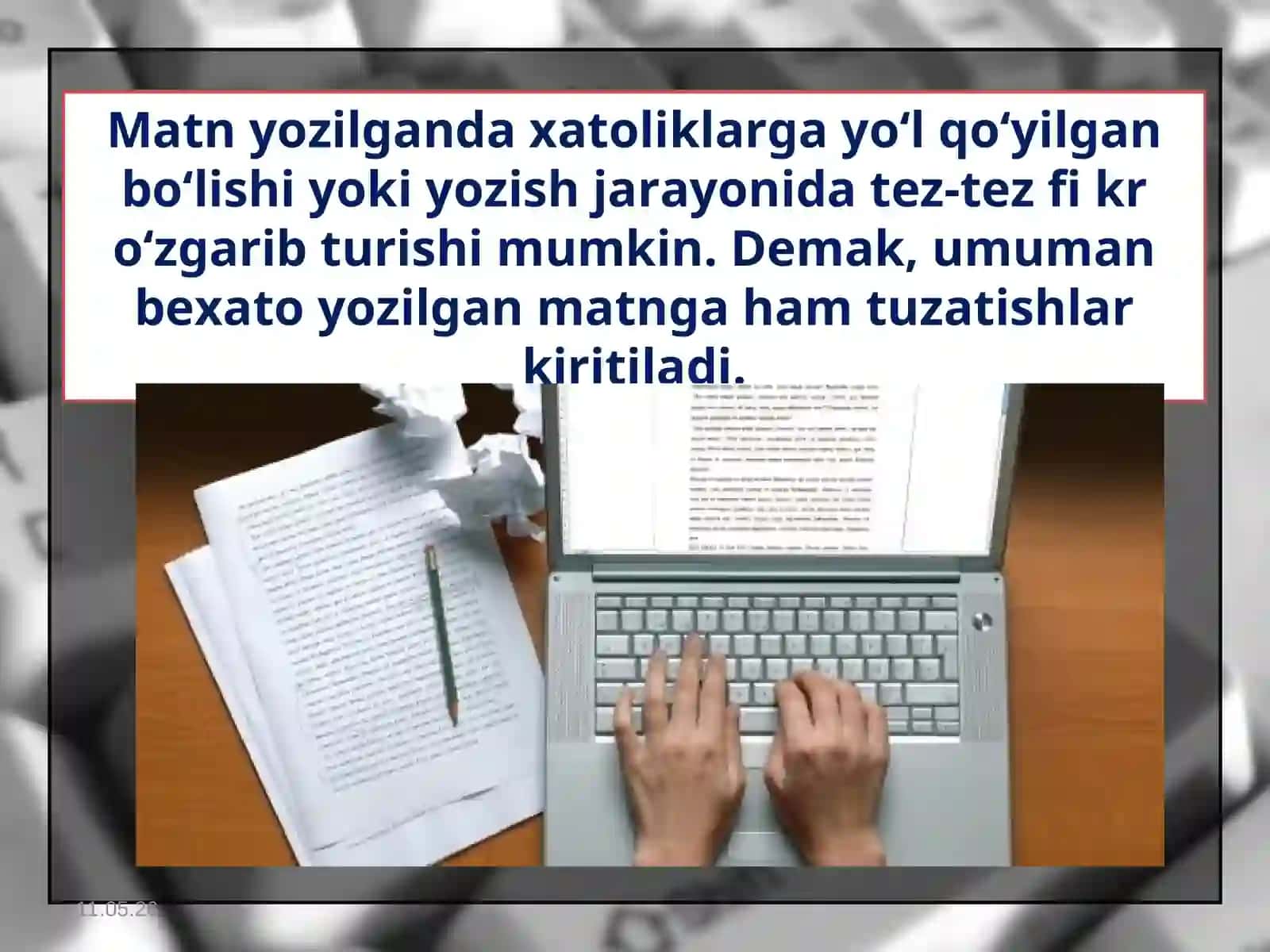 6-sinf Informatika Hujjatlarni tahrir qilish 2