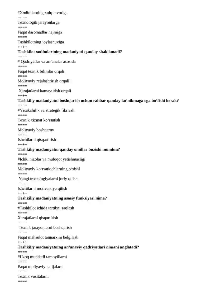 Mehnat unumdorligini oshirish 2
