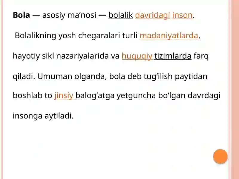 Bolalar huquqlarini himoya qilish xalqaro andozalari 2