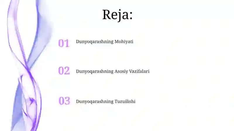 Dunyoqarashning mohiyati 2