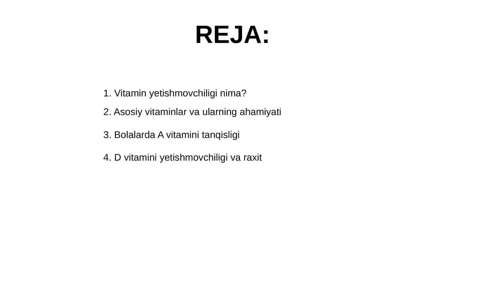 Bolalarda vitamin yetishmovchiligining oqibatlari 2
