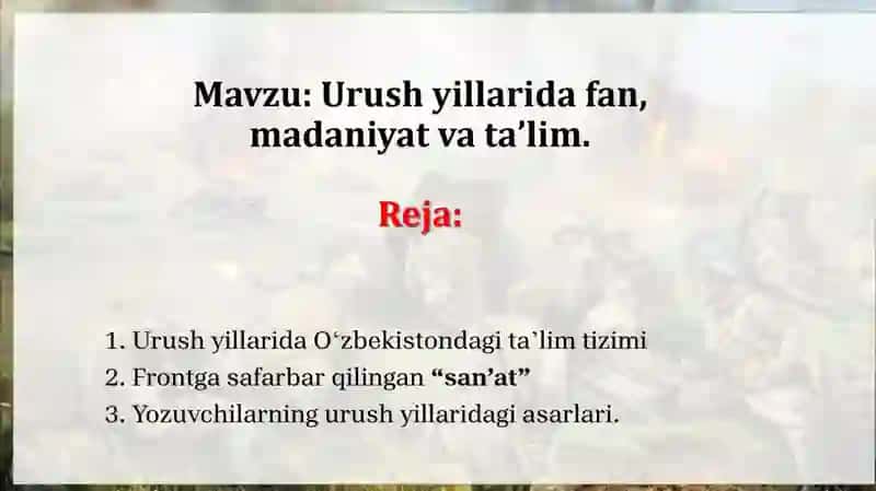 Oʻzbekxalqining fashizm ustidan qoʻzoni 2