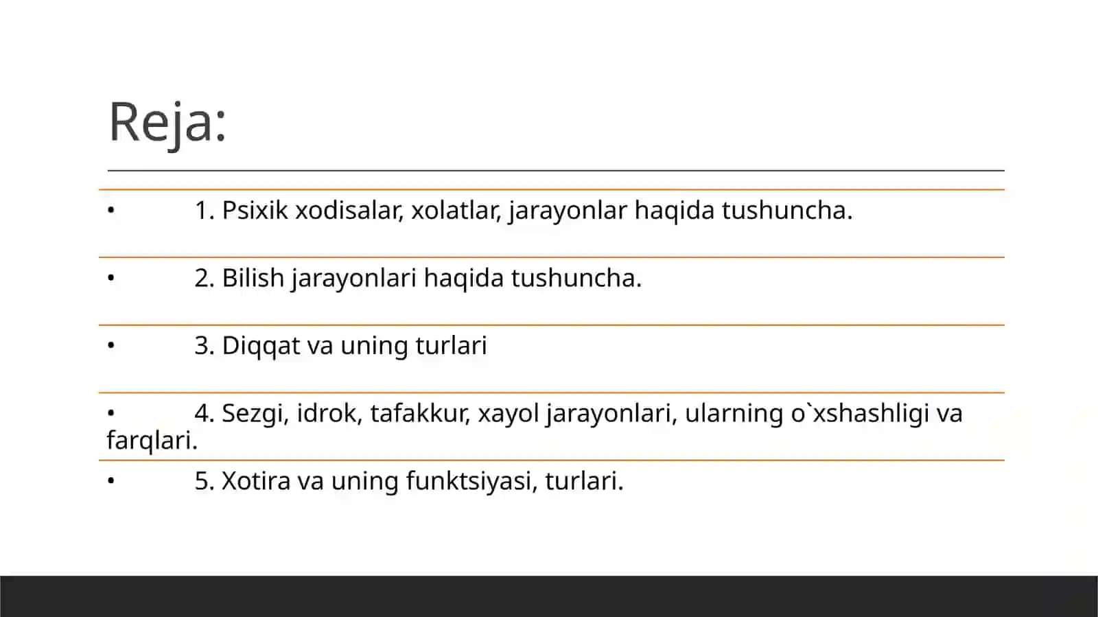 Psixik jarayonlar 2