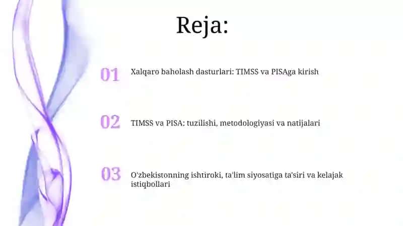Xalqaro baholash dasturlari: TIMSS va PISAga kirish 2