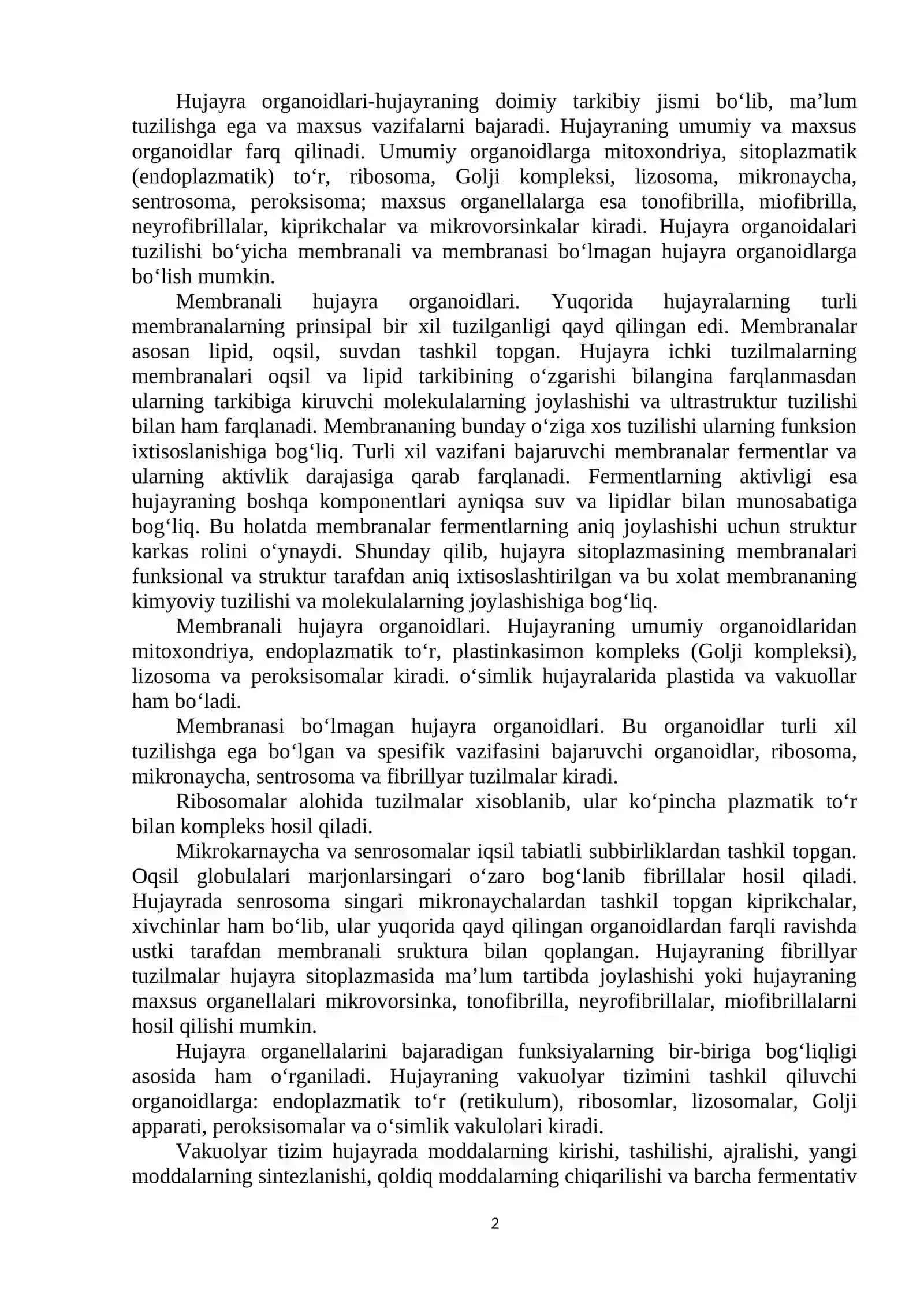 Hujayra organoidlari 2