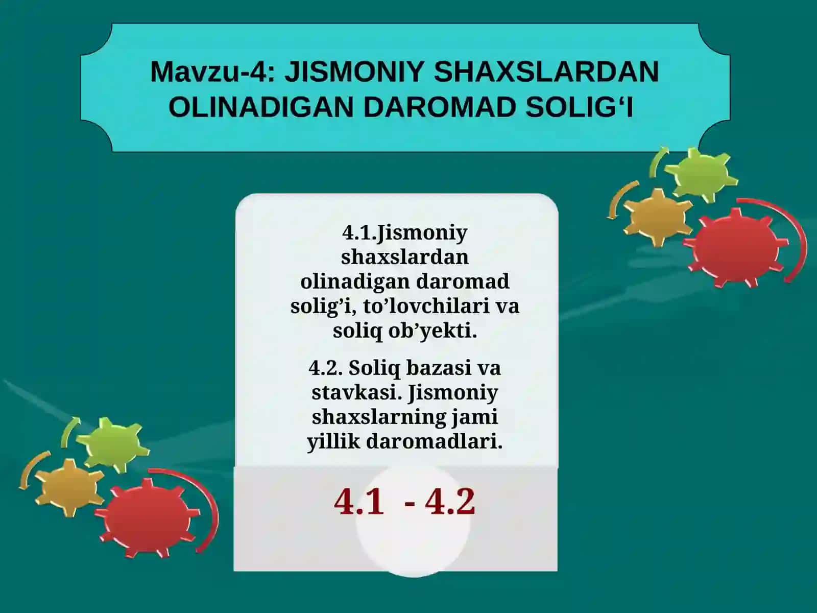 jismoniy shaxslardan olinadigan daromad solig'i 2