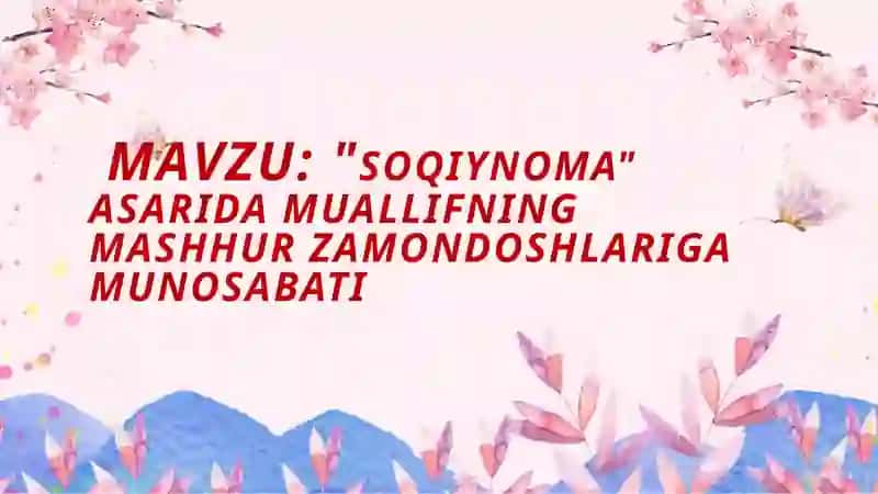 Soqiynoma 2