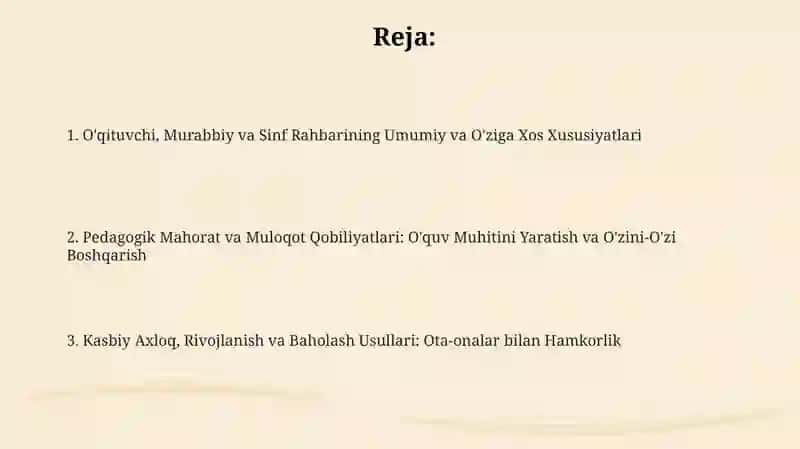 O‘qituvchi, trener, sinf rahbarlarning o‘ziga hos hususiyatlari 2