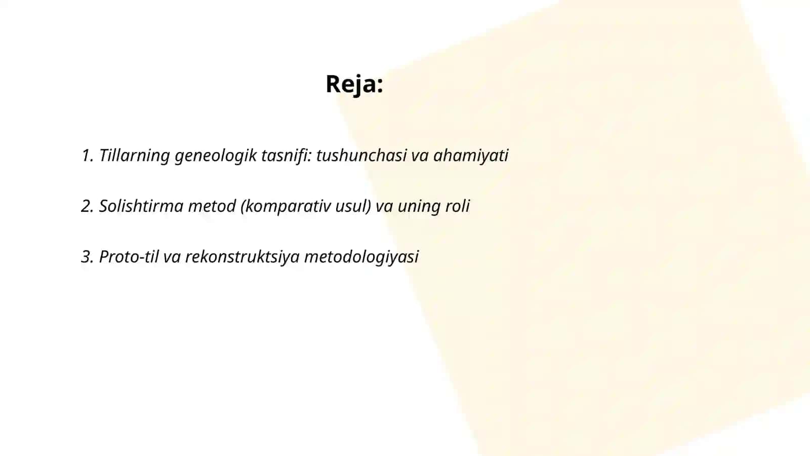 Tillarning geneologik tasnifi 2