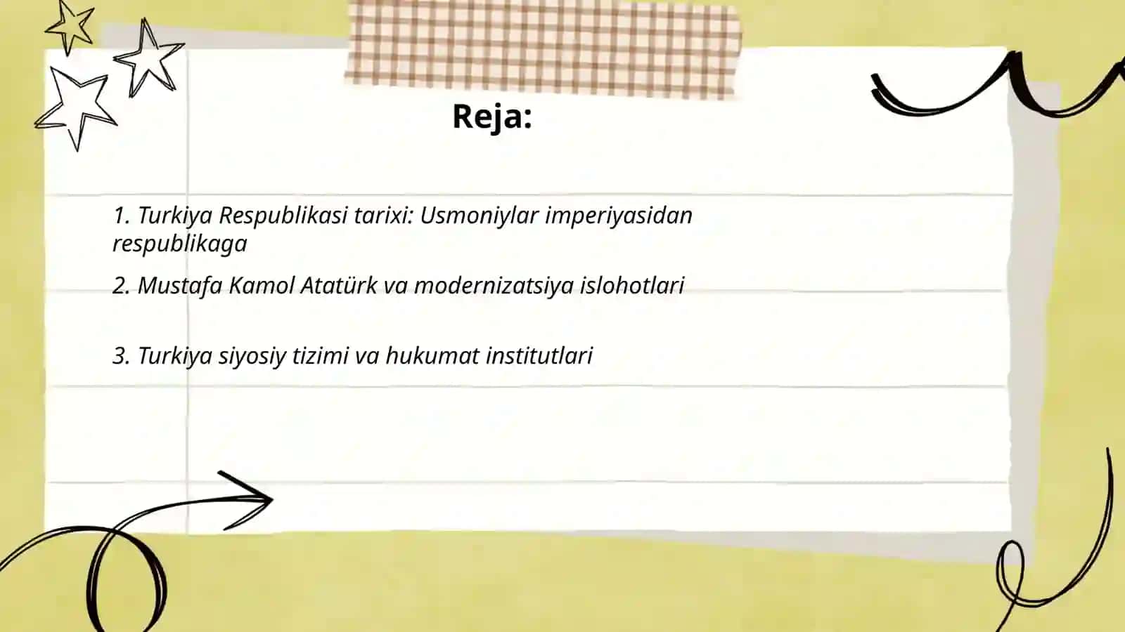 Turkiya Respublikasi Tarixi 2
