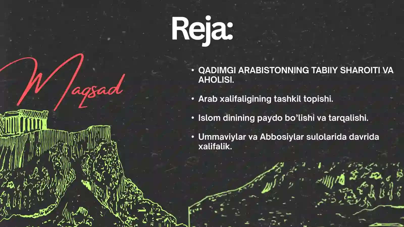VI-XI asrlarda arablarning ijtimoiy ahvoli 2