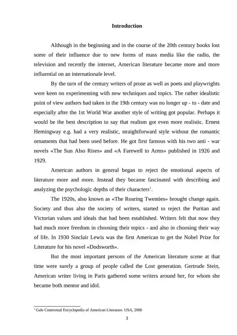 FANTASY NOVELS IN AMERICAN LITERATURE 2