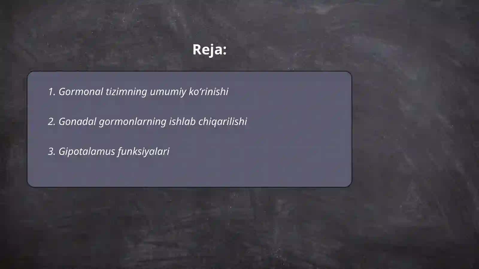 Jinsiy sekilning gormonal boshqariluvi mehanizmi 2