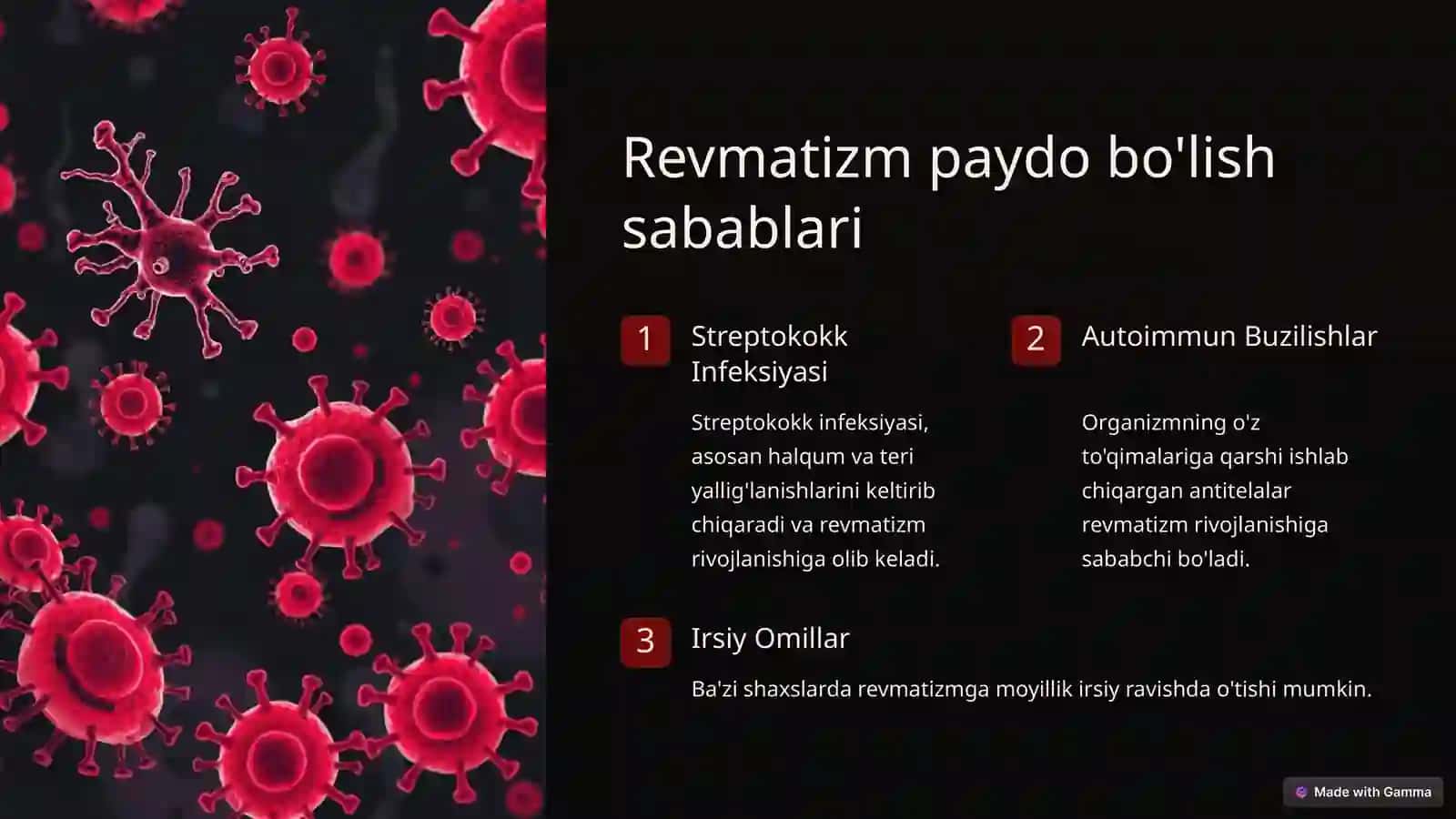 Revmatizm. Etiologiyasi 2