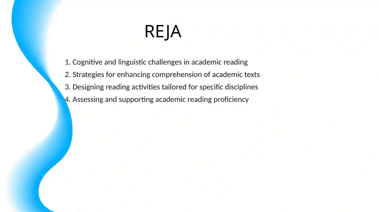 TEACHING READING FOR ACADEMIC PURPOSES 2