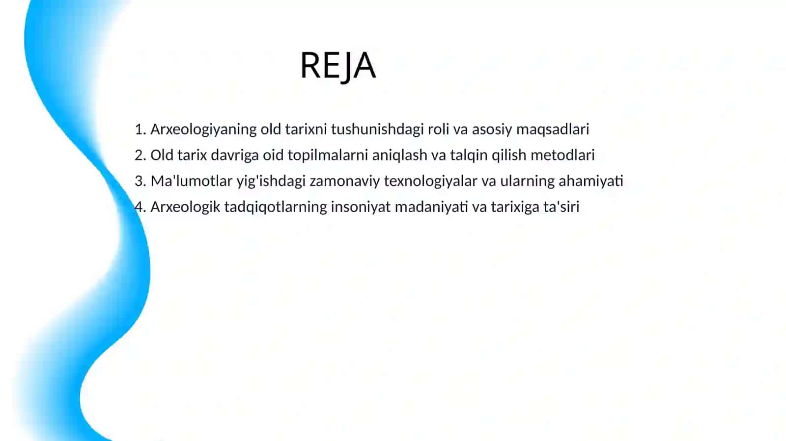 ARXEOLOGIYA FANINING OLD TARIXNI O'RGANISHDAGI AHAMIYATI 2