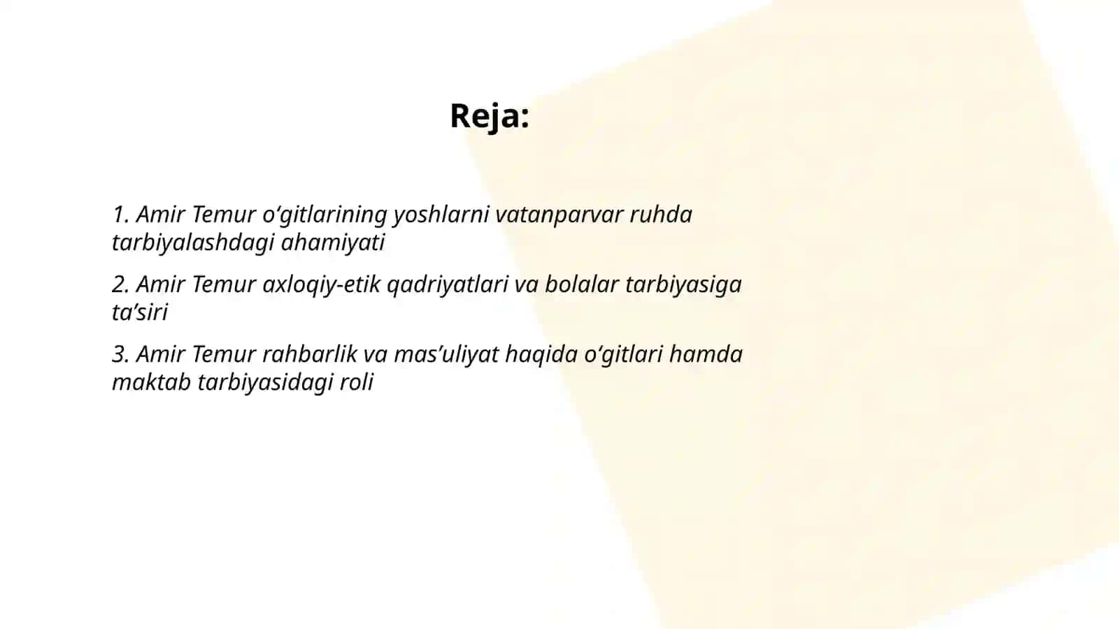 Amir Temur oʻgitlarining tarbiyaviy ahamiyati 2