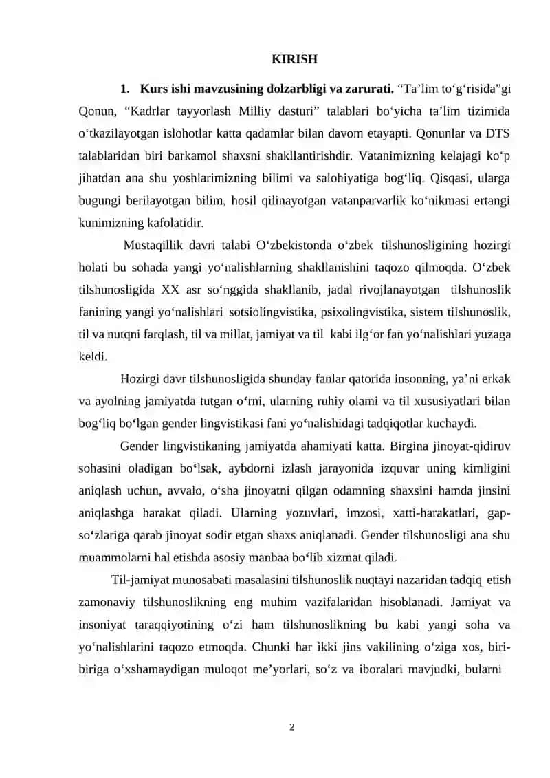GENDER VA UNING TILSHUNOSLIKDA AKS ETISHI 2