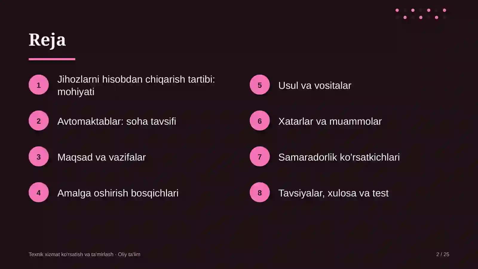 Avtomaktablarda jihozlarni hisobdan chiqarish tartibi 2