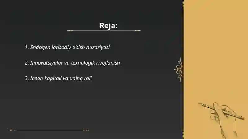 Endogen osishning alternativ nazariyasi 2
