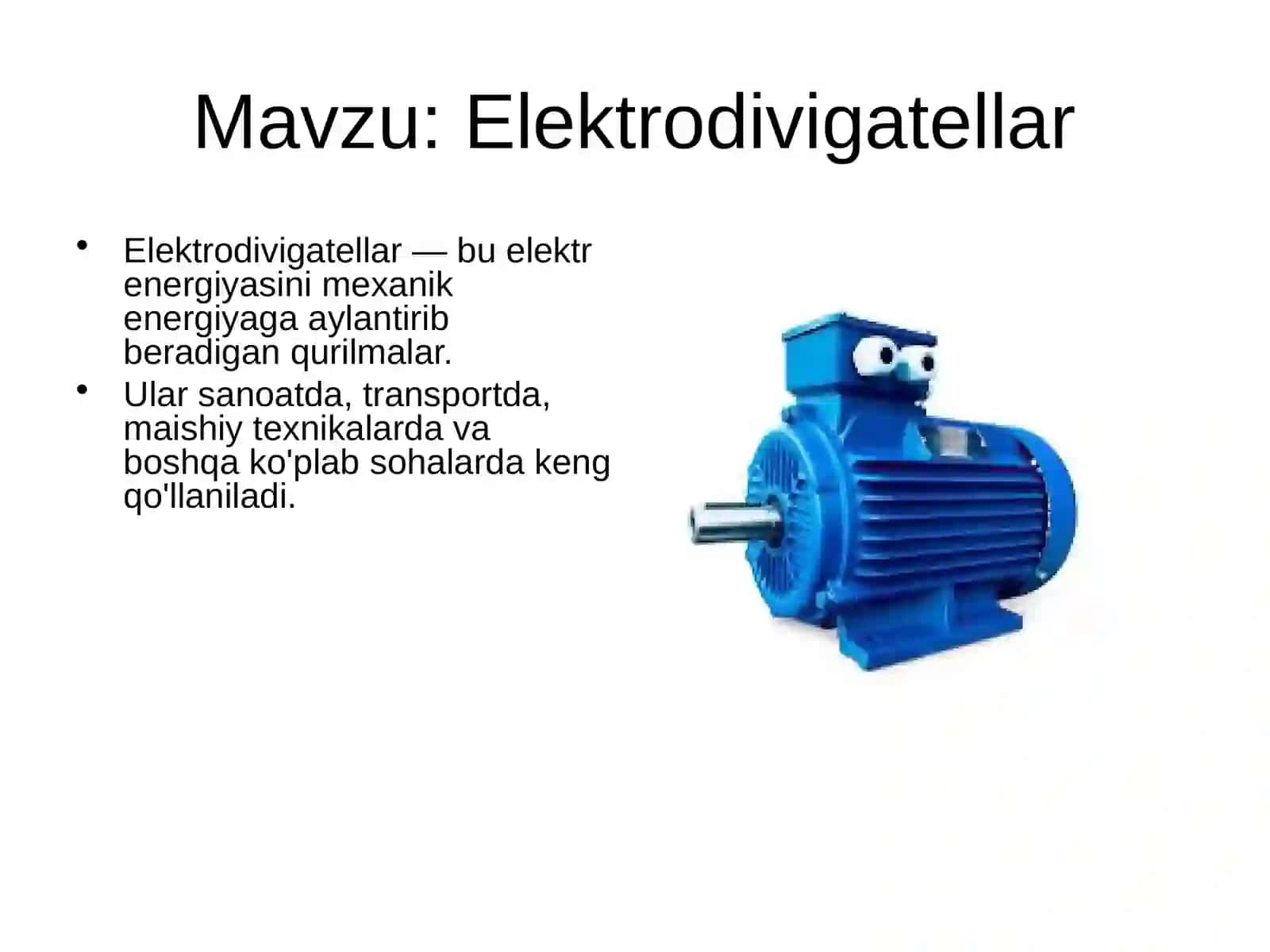 Elektrodivigatellar 2