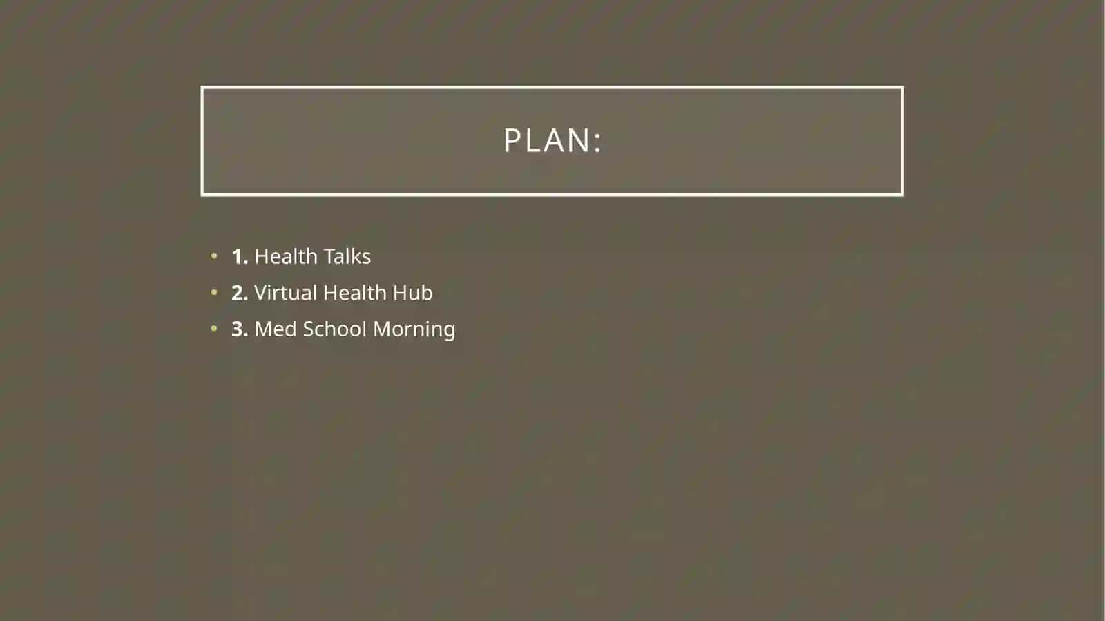 Health Talks 2