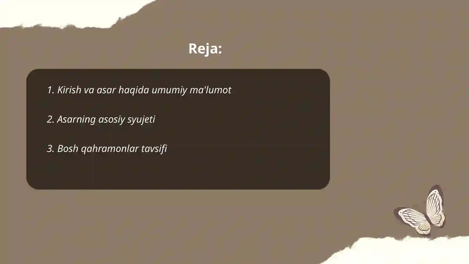 "Ikki eshik orasi"romani 2