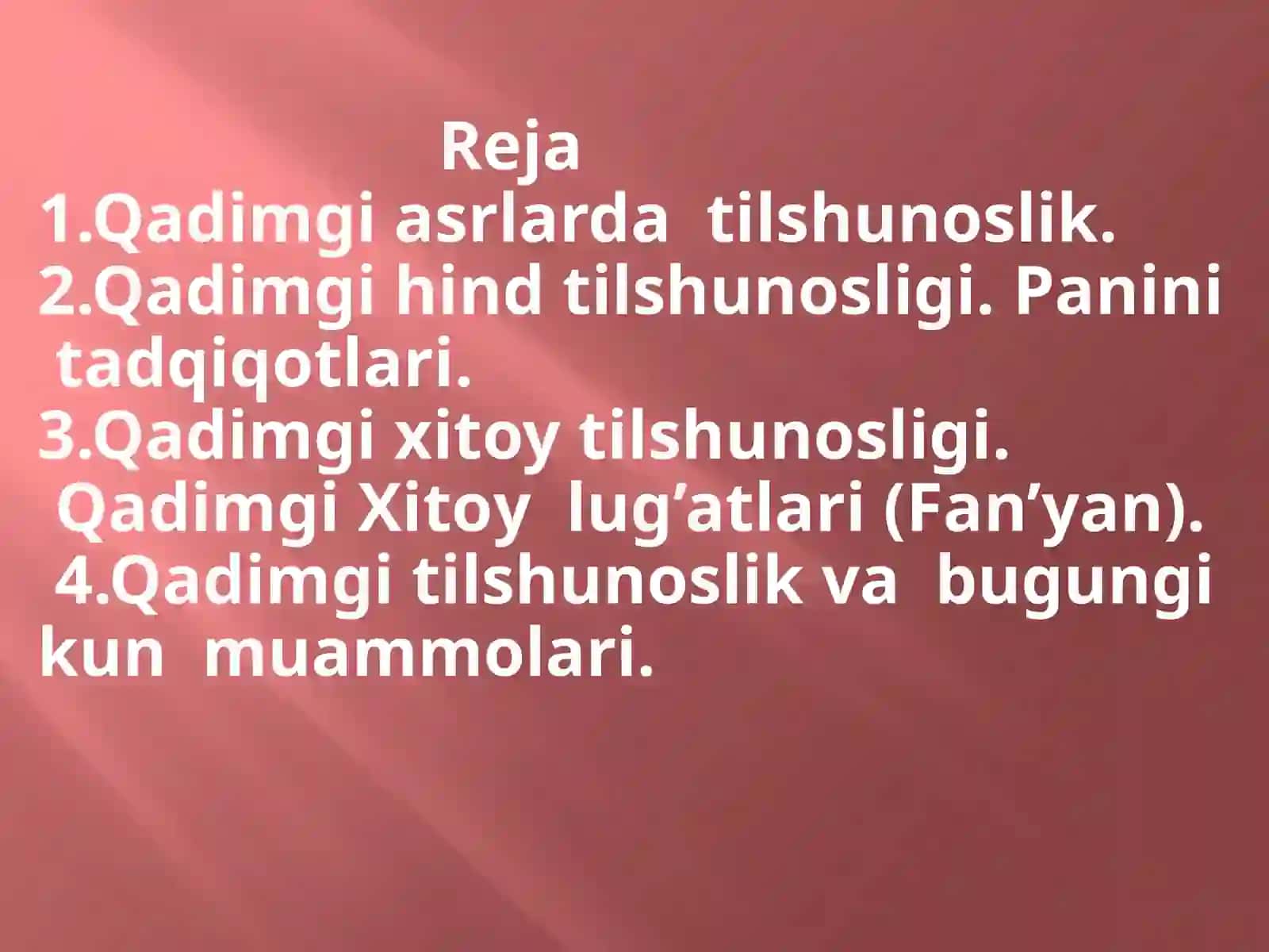 Tilshunoslik fanining vujudga kelishi tarixi 2
