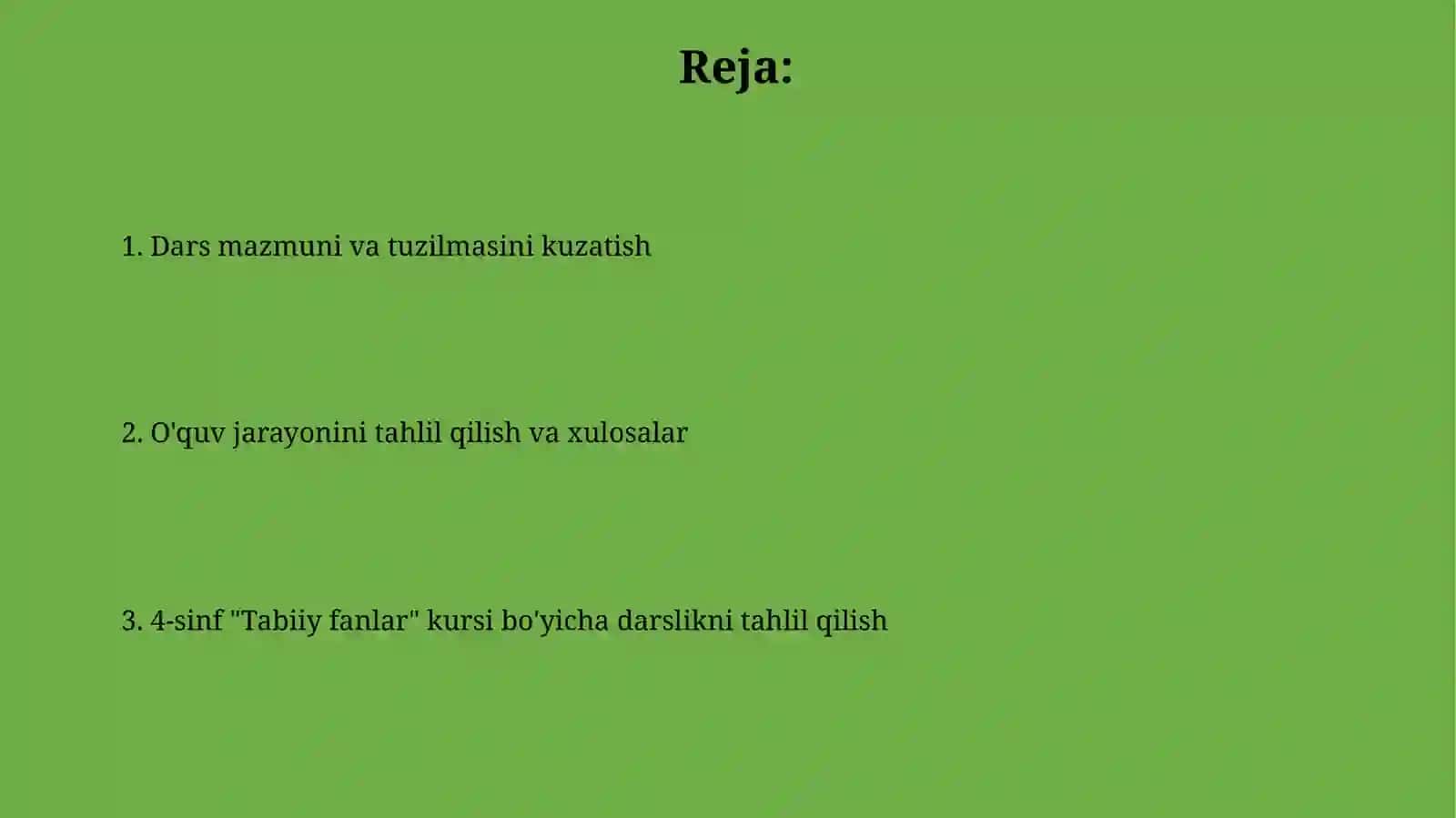 4-sinf “Tabiiy fanlar” dasturi va darsligi 2