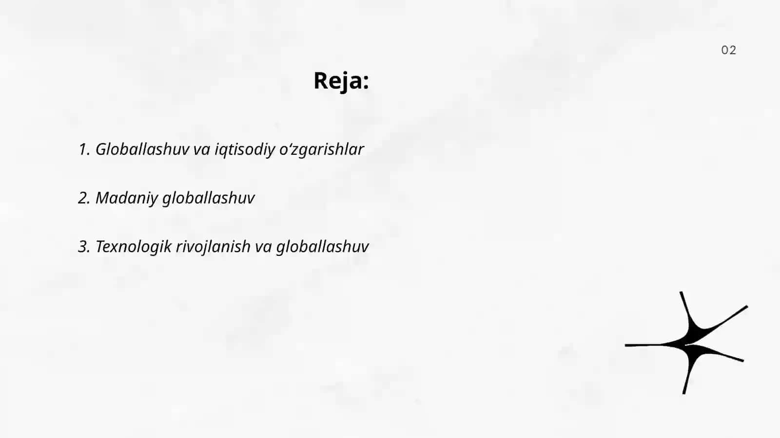 Globallashuv haqidagi konsepsiyalar 2