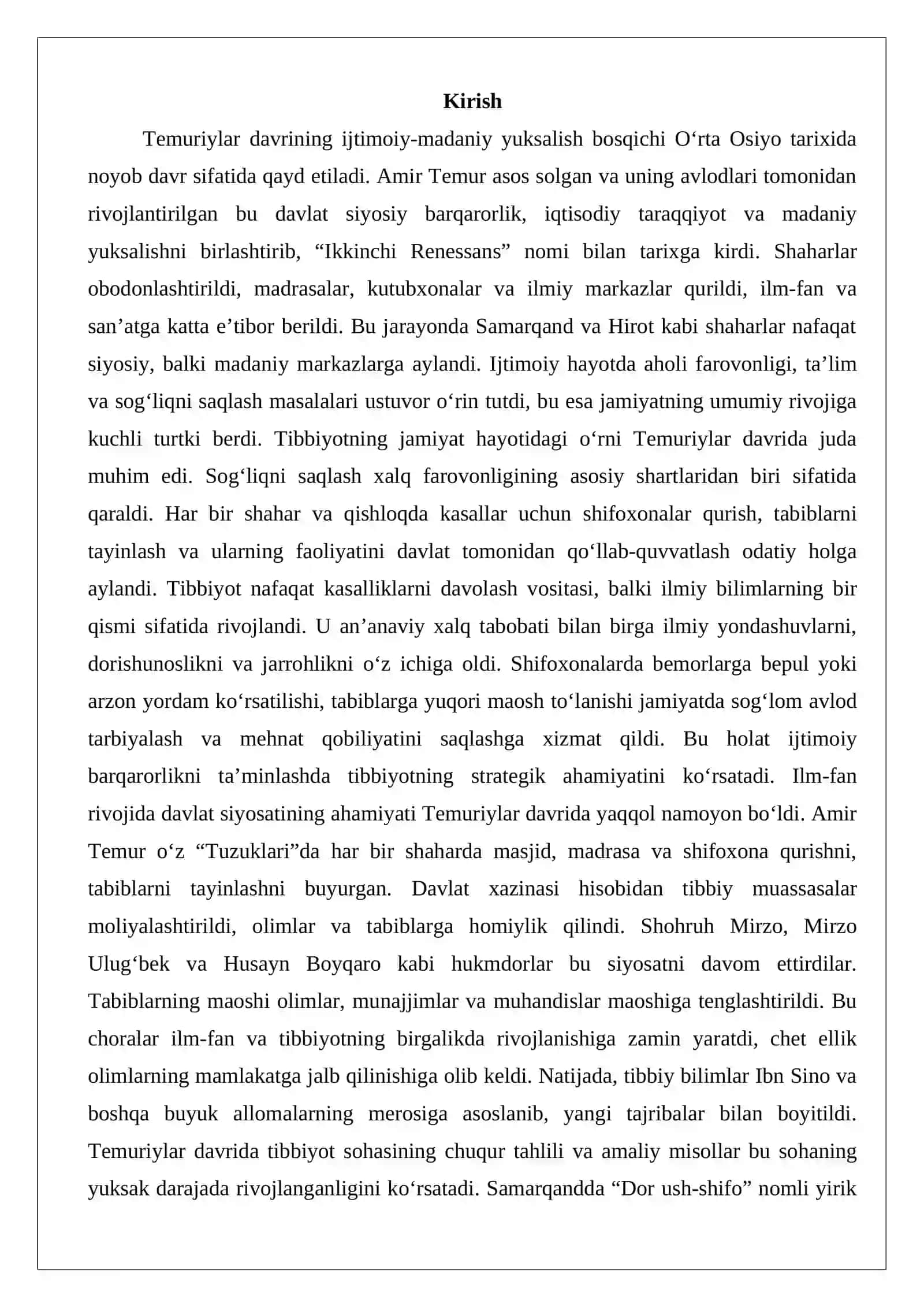 Temuriylar davri renessansida tibbiyot sohasi vakillari 2