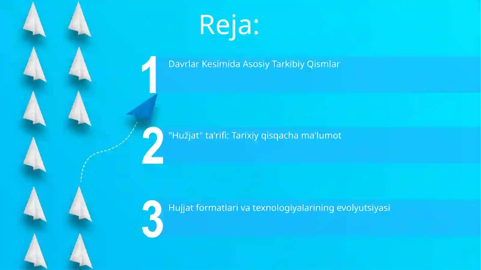 Hužjatning formatlari va texnologiyalari 2