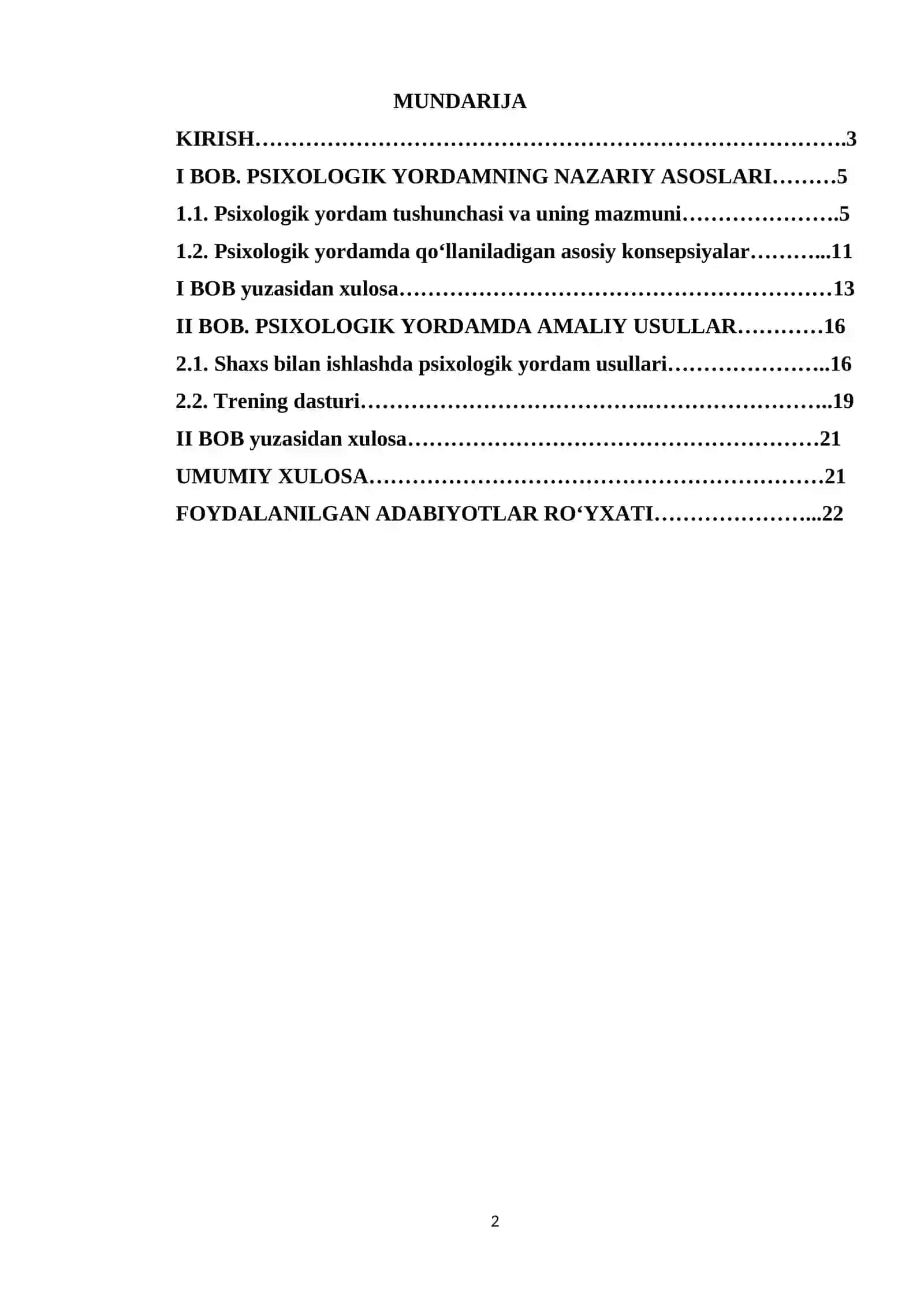 PSIXOLOGIK TRENING ASOSLARI 2