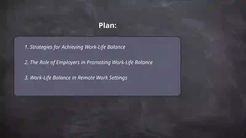 Work life - balance 2