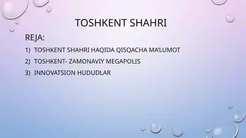 Toshkentshahri Innovatsiyalar 2