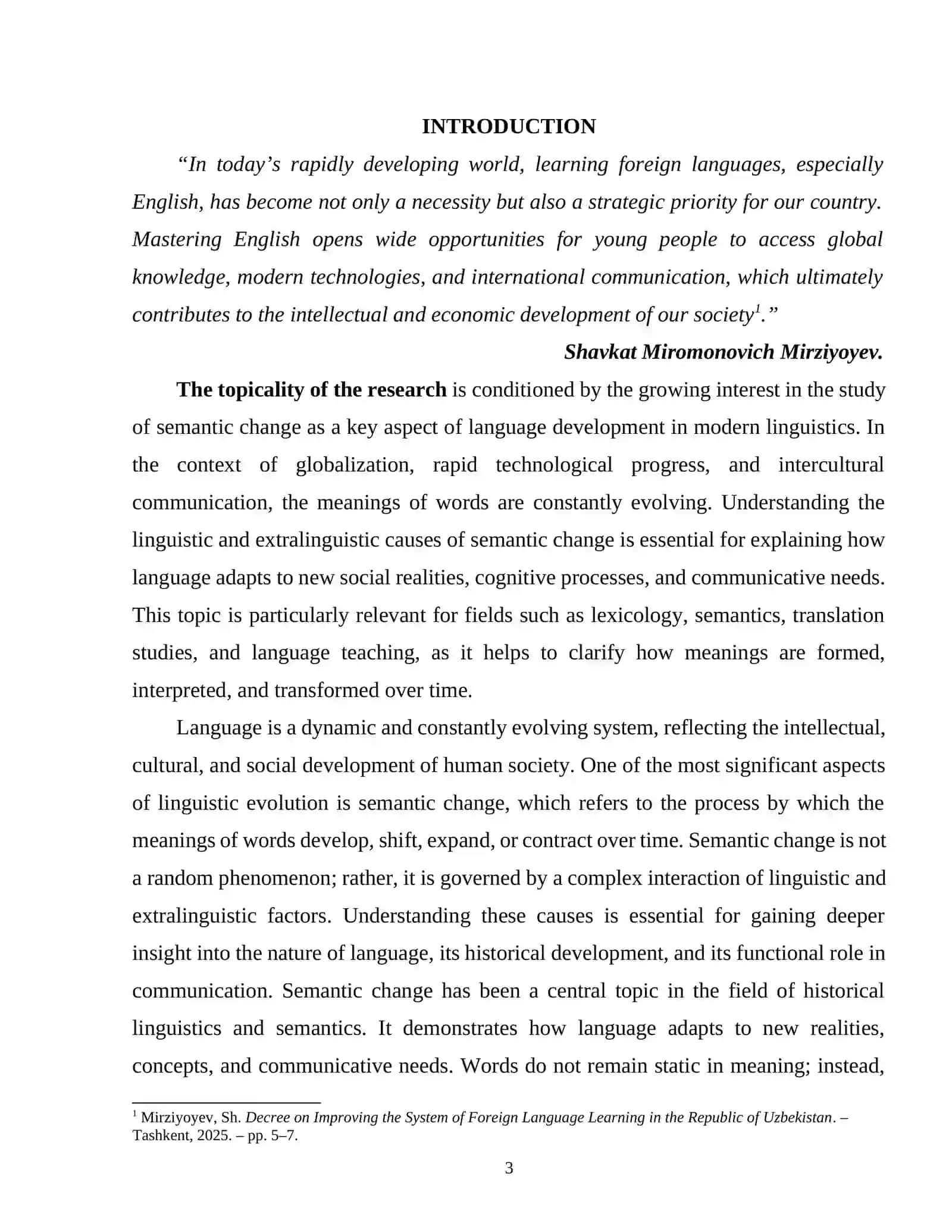 EXTRALINGUISTIC AND LINGUISTIC CAUSES OF SEMANTIC CHANGE 2