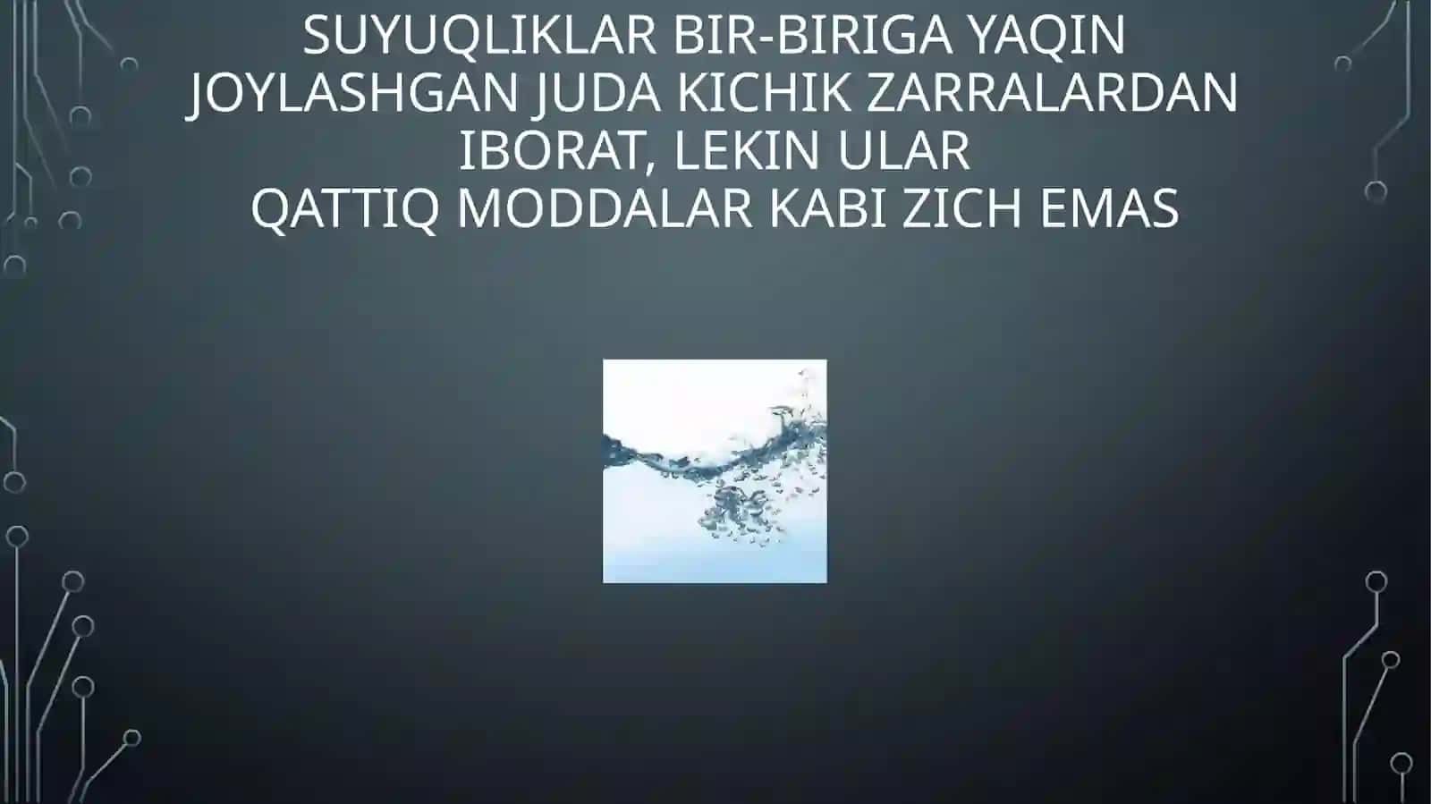 SUYUQLIKLAR 2