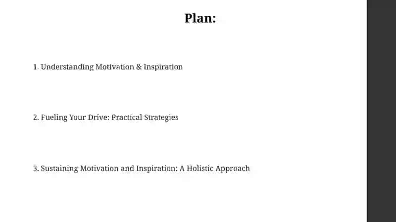 Understanding Motivation & Inspiration 2