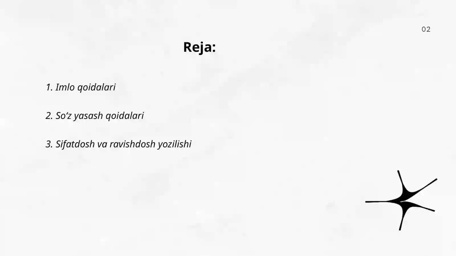 Imlo me'yorlari 2