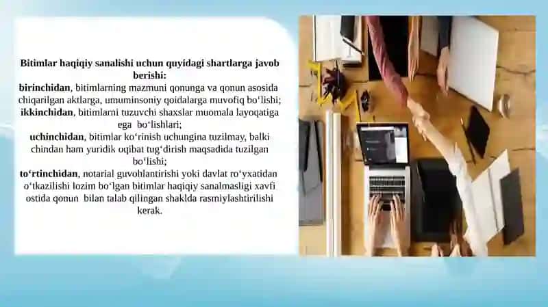 Bitimlarni haqiqiy emas deb topish 2