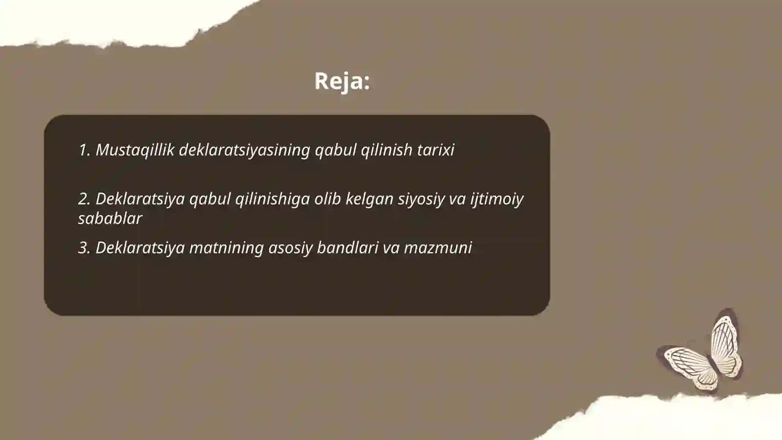 Mustaqillik deklaratsiyasi va uning tarixiy ahamiyati 2