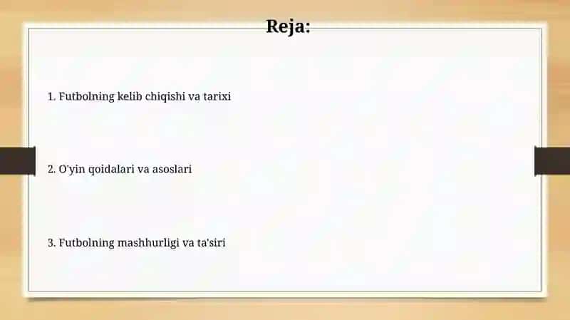 Futbol sport turi haqida 2