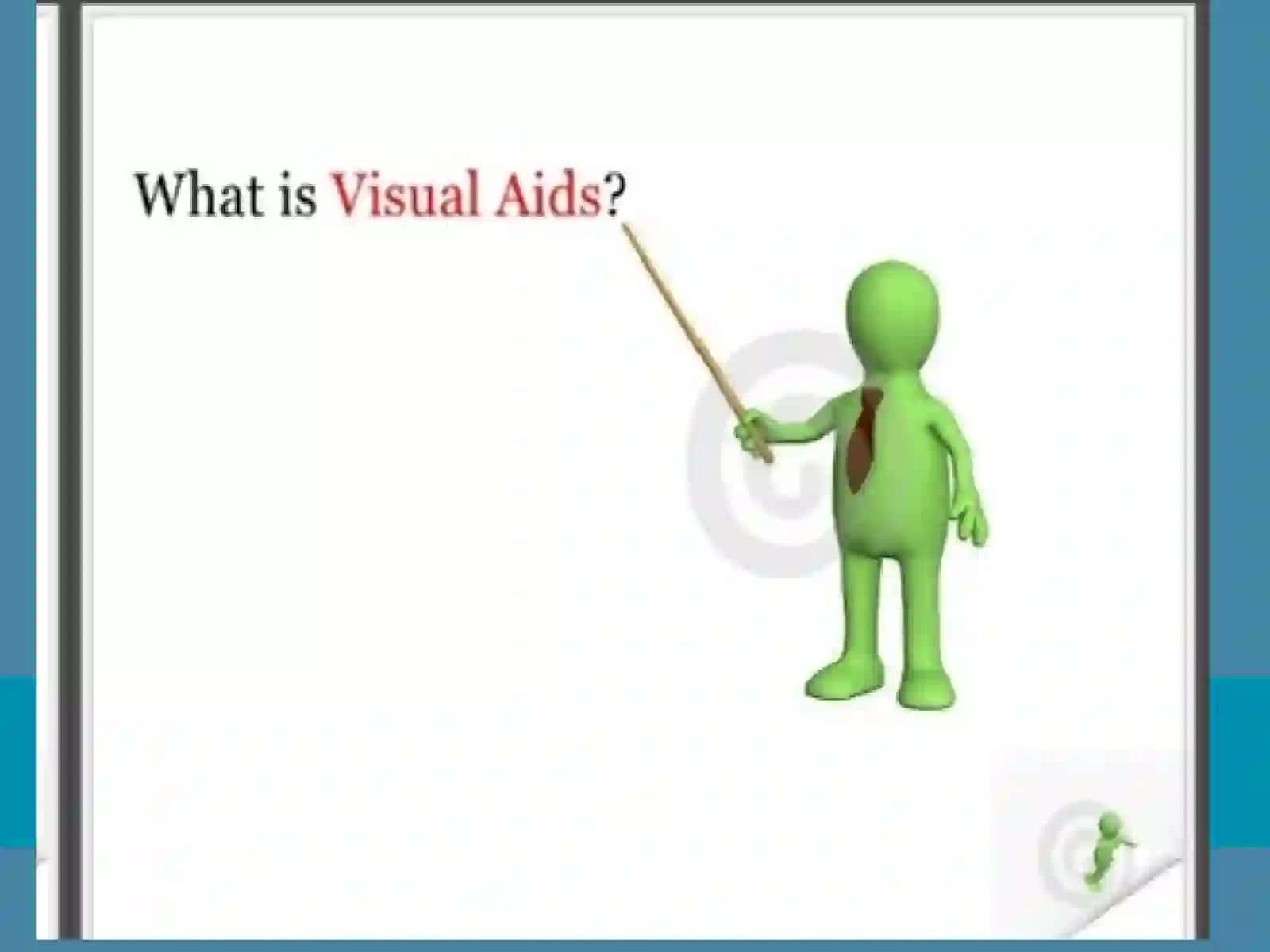 Presenting by visual aids 2