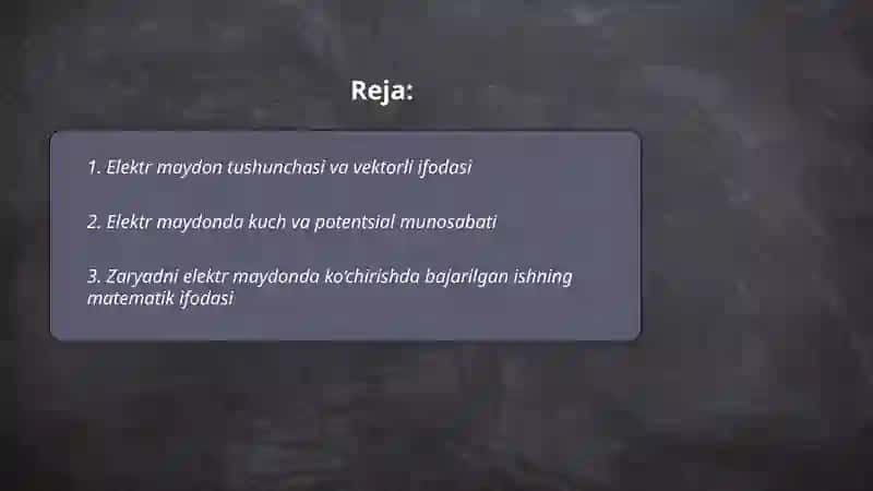 Elektr o‘zaro ta’sir 2