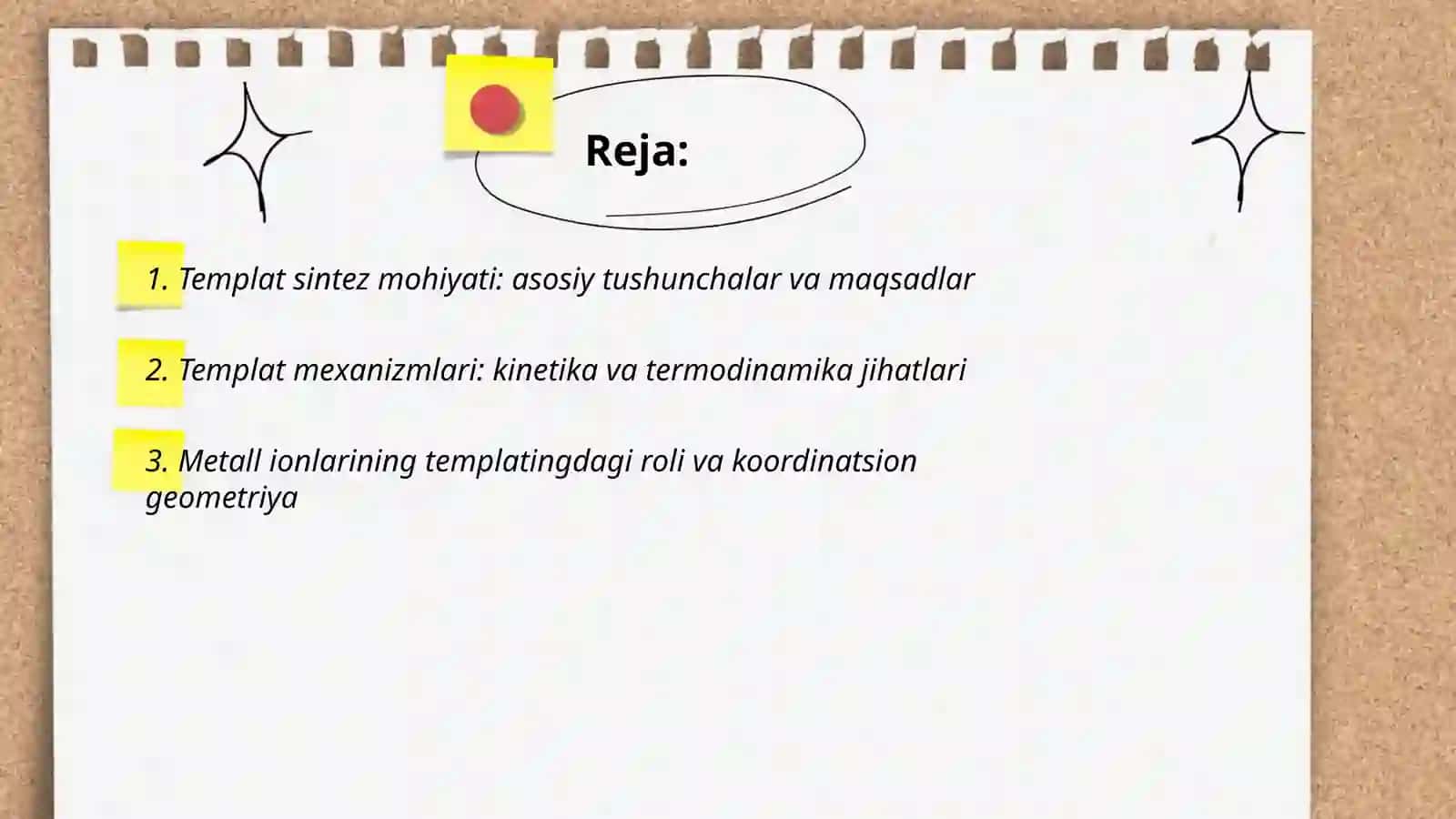 Templat sintez mohiyati 2