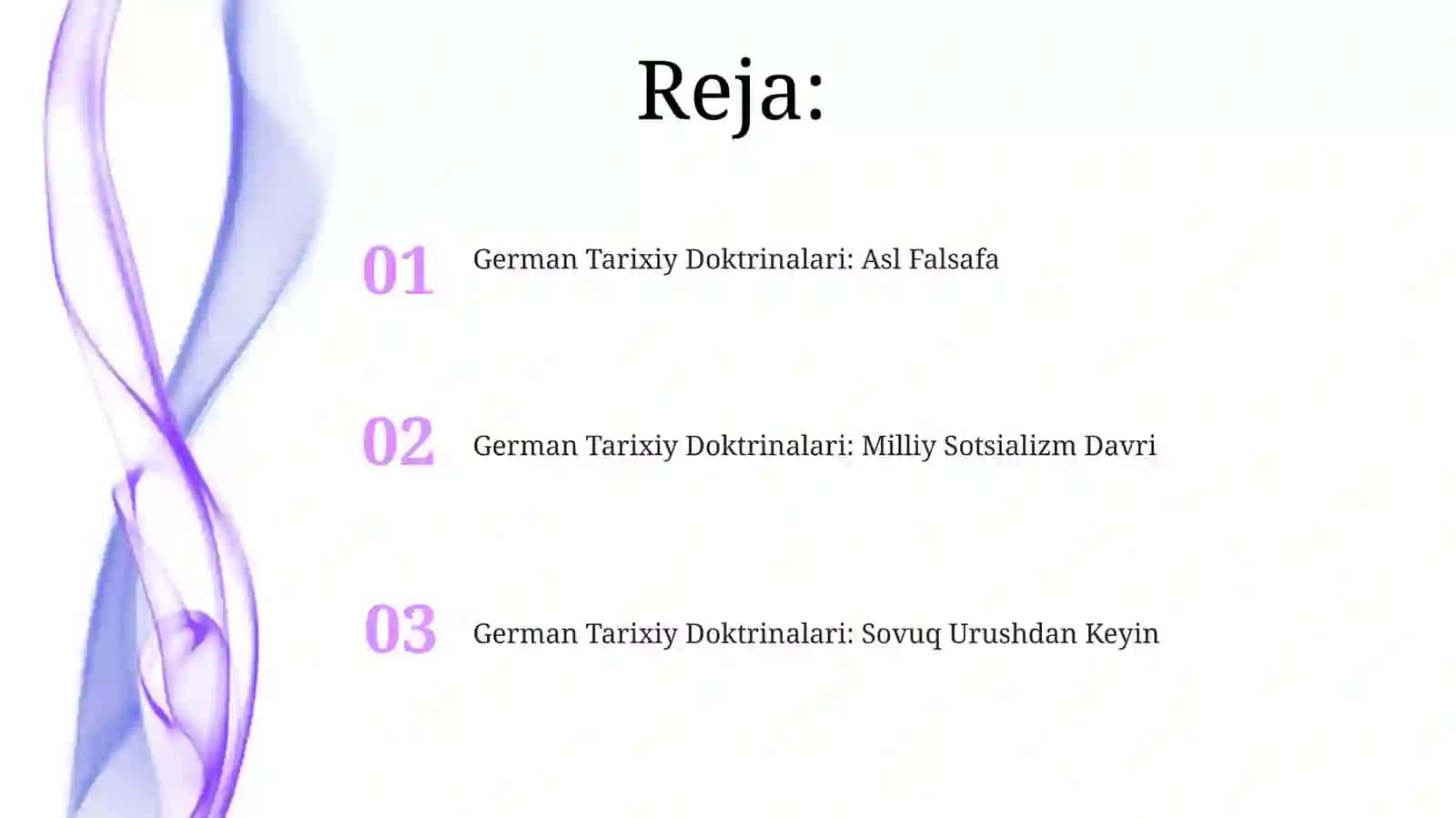 Germaniya tarixiy ta'limotlari 2