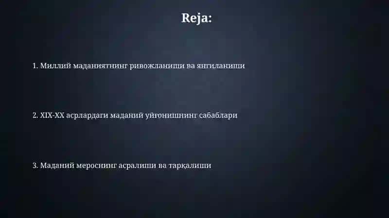 Mustaqillikka intilish va milliy g'oya 2