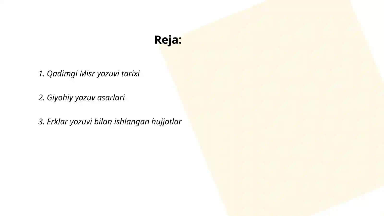 Misr paleografiyasi 2